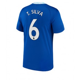 Herren Fußballbekleidung Chelsea Thiago Silva #6 Heimtrikot 2022-23 Kurzarm